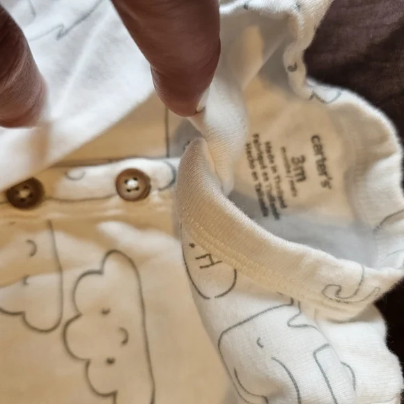 Lot Of 28 Baby Girl Clothing Carters Gerber Onesie Shirt Set 3 Month Button Zip - Picture 7 of 8